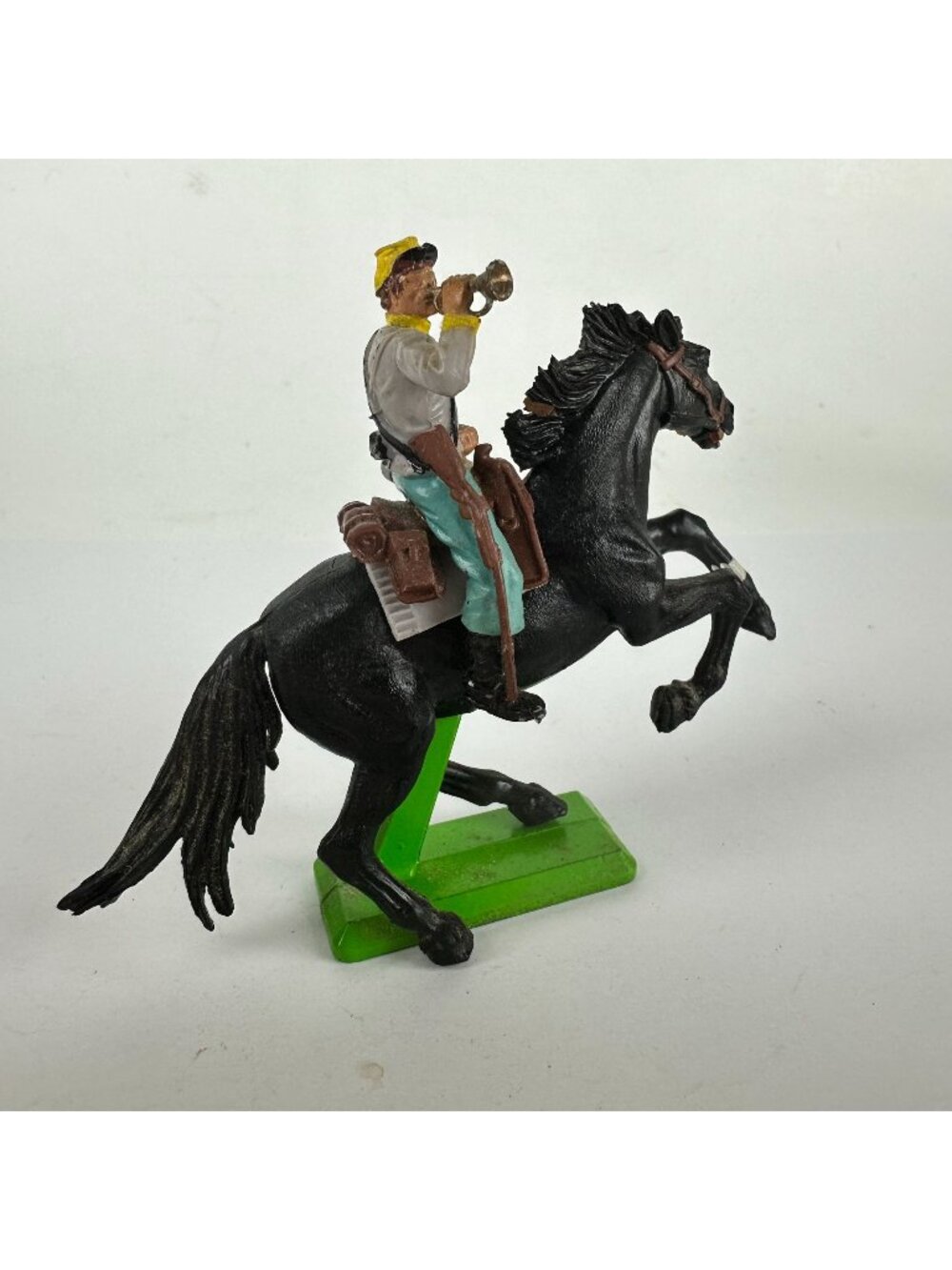 Britains LTD Black Horse with Trumpet Rider